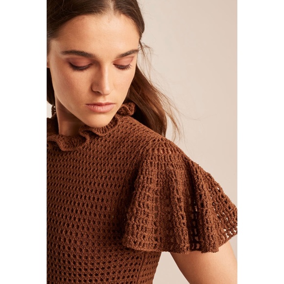 REBECCA TAYLOR modest Ladder Sleeve Dress XS - Picture 4 of 9